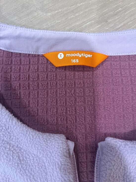 moodytiger Kids Fleece-Lined Primaloft Full-Zip Jacket Lilac 165/16 - Picture 2 of 9